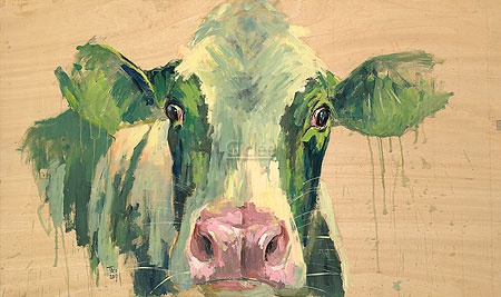 Hoofdafbeelding Groene koe