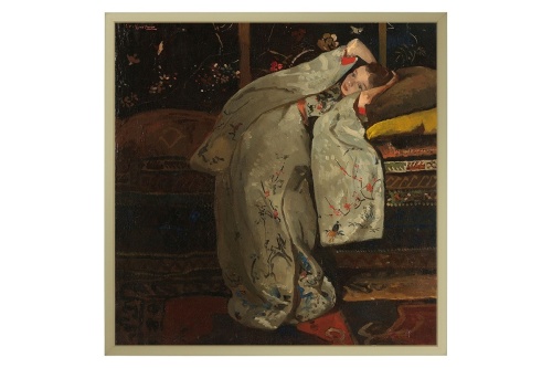Meisje in de witte kimono - George Hendrik Breitner