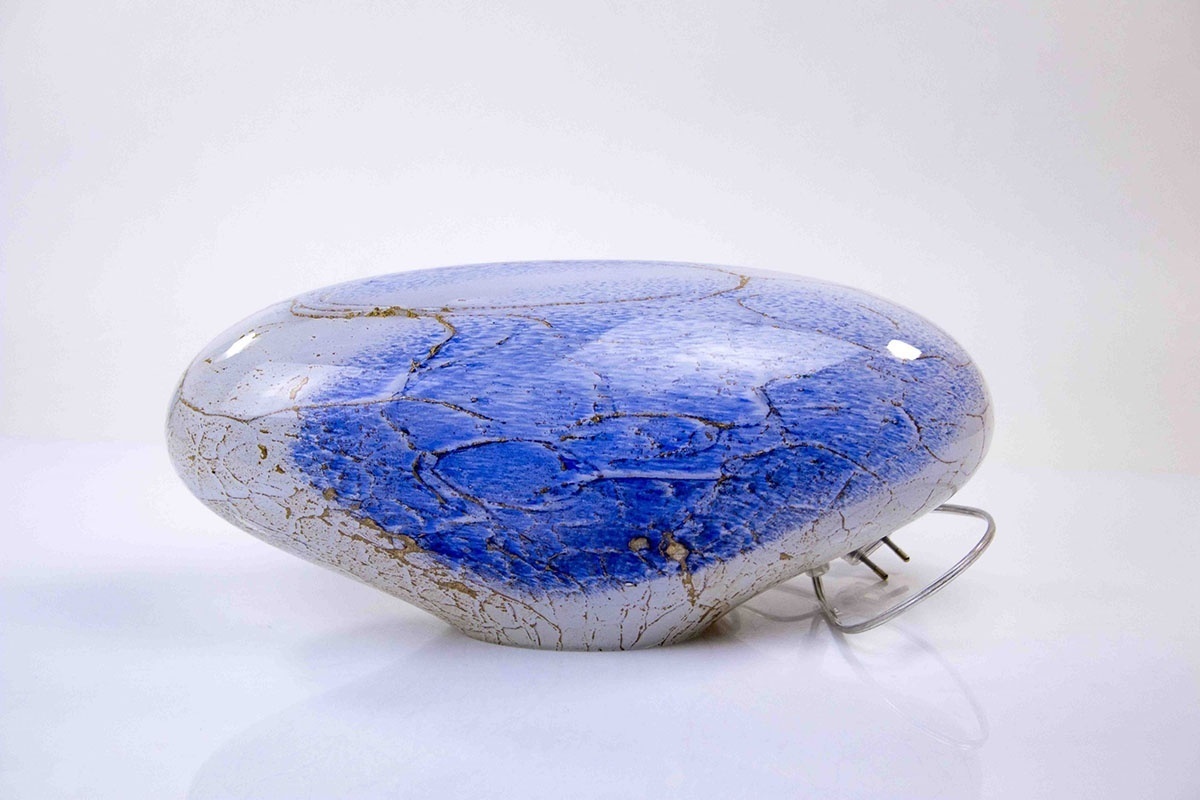 Hoofdafbeelding Glazen Lampen Blue Marble