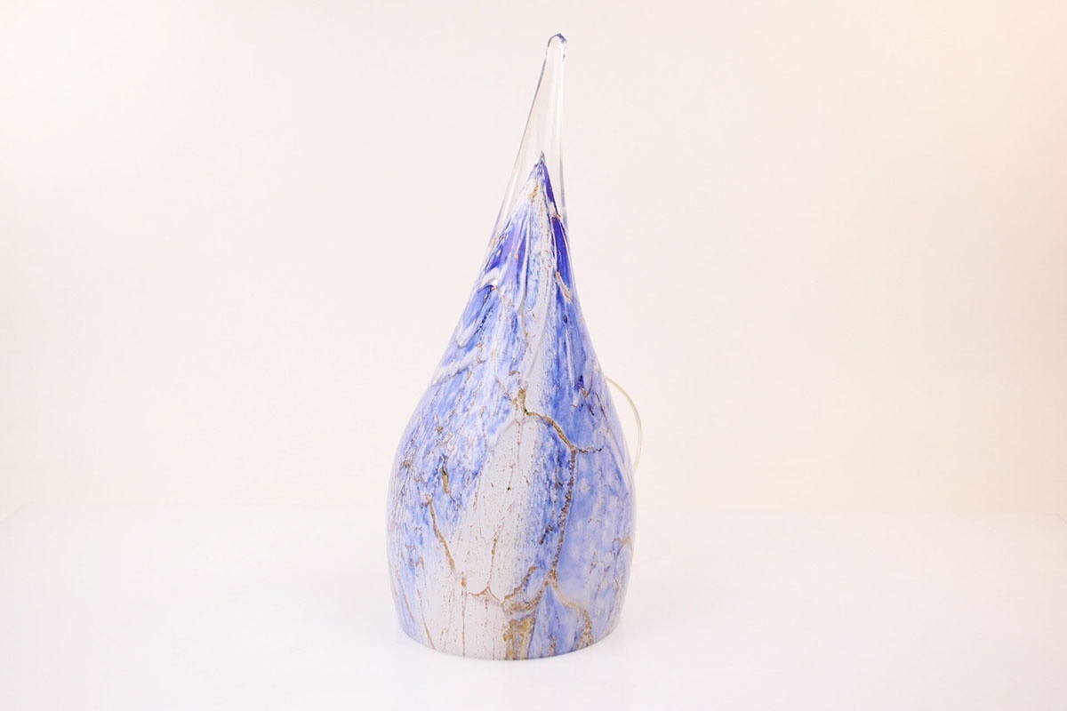 Hoofdafbeelding Glazen Lamp Casper Blue Marble