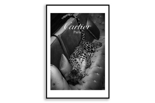 Leopard art print