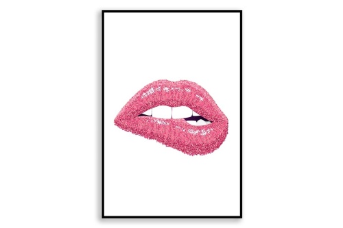 Lips art print