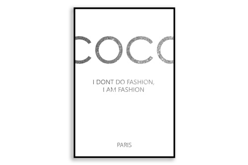 C-C Fashion art print