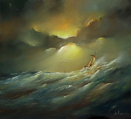 Hoofdafbeelding Storm op zee