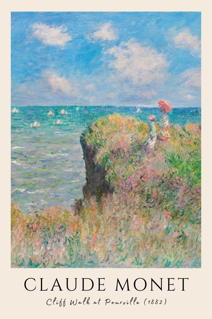 Hoofdafbeelding Cliff Walk at Pourville - Claude Monet