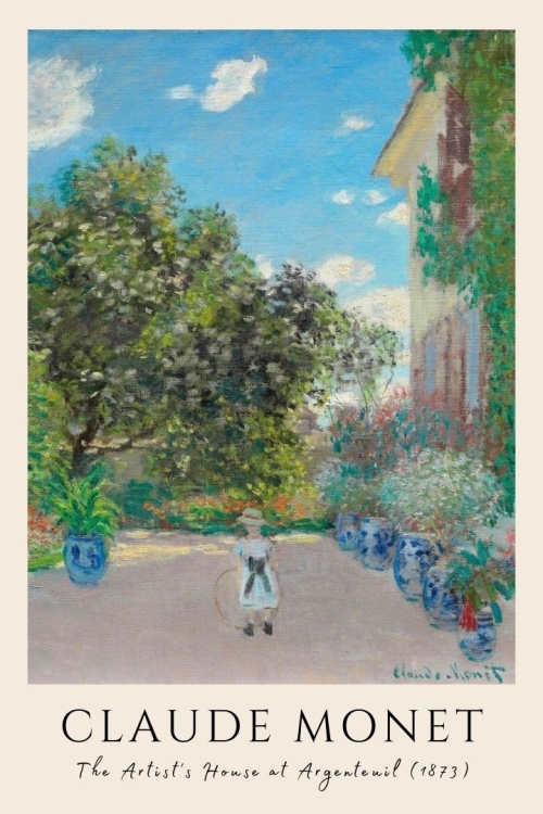 The Artist's House at Argenteuil - Claude Monet