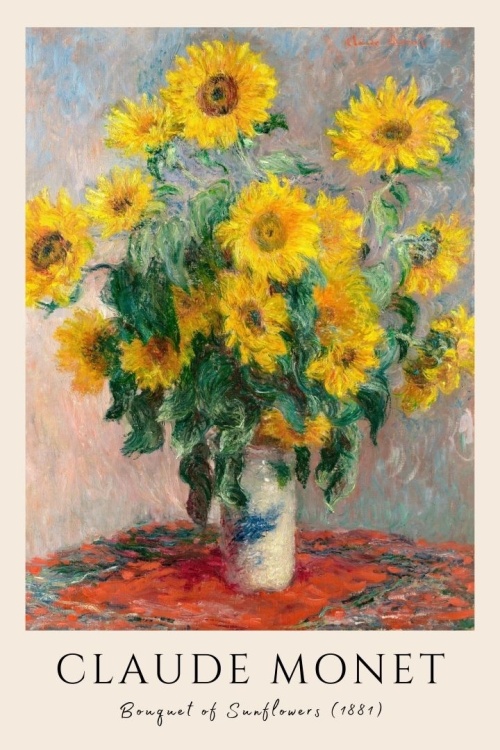 Bouquet of Sunflowers - Claude Monet