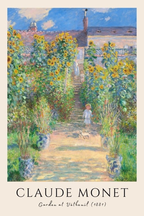 Garden at Vetheuil - Claude Monet