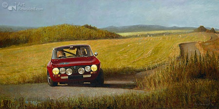 Hoofdafbeelding Alfa Romeo in Frans landschap